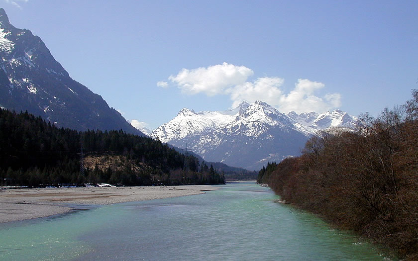 The Lech river