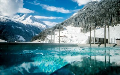 The Felsentherme thermal baths in Bad Gastein