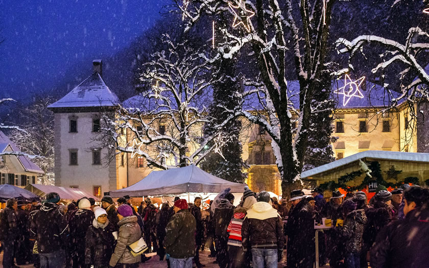The Christmas market in Hohenems
