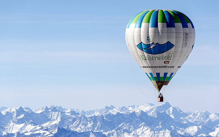 Alpine ballooning in the Kaiserwinkl