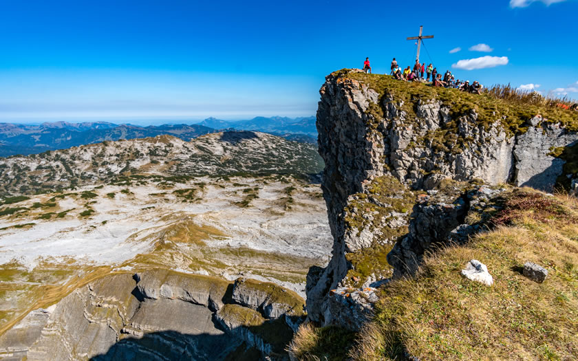 The Hoher Ifen peak in the Kleinwalsertal region of Vorarlberg