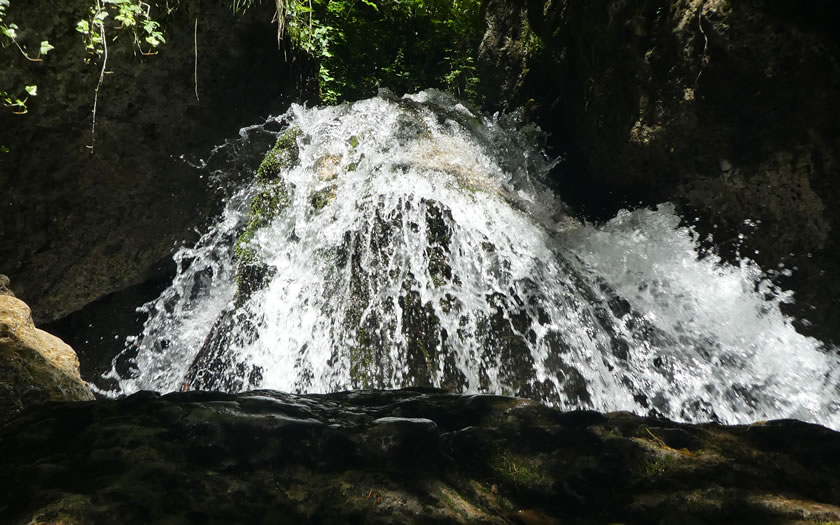 Waterfall in the Mühlau gorge