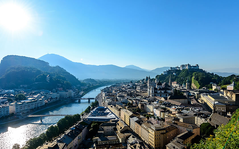 View over Salzburg
