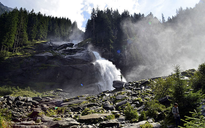 The Krimml Waterfalls in the Salzburger Land
