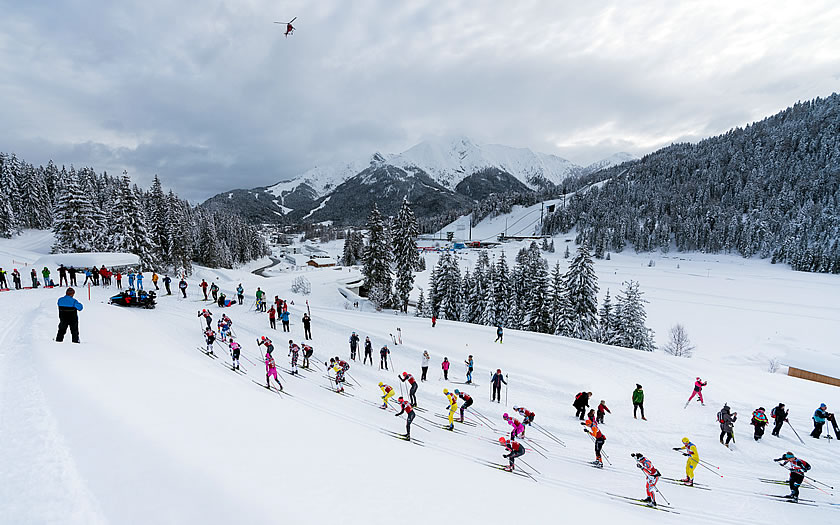 The Kaiser Maximilian crosscountry ski race in Seefeld