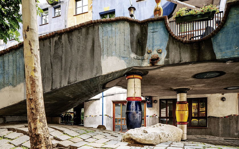 The Hundertwasserhaus in Vienna