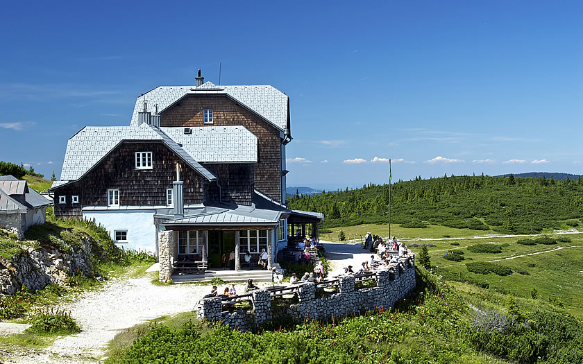 The Ottohaus in the Vienna Alps